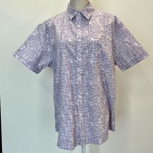 Euc Apt 9 Camp Shirt Standard Fit Size L